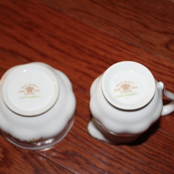 Royal Albert cream & sugar - Picture 3 of 5